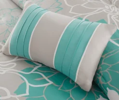 Jane Floral Reversible Cotton Duvet Cover Set -Home Store 810590788 810590787 3