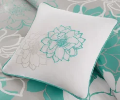 Jane Floral Reversible Cotton Duvet Cover Set -Home Store 810590788 810590787 4