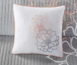 Jane Floral Reversible Cotton Coverlet Set -Home Store 810590790 810590789 7