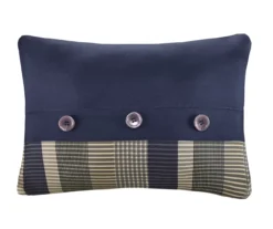 Rick Navy & Beige Crisscross Comforter Set 18 Rick Navy & Beige Crisscross Comforter Set -Home Store 810590798 810590797 810590796 810590795 6