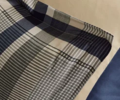 Rick Navy & Beige Crisscross Comforter Set 20 Rick Navy & Beige Crisscross Comforter Set -Home Store 810590798 810590797 810590796 810590795 8