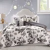 Hannah White & Black Floral Duvet Cover Set 2 Hannah White & Black Floral Duvet Cover Set -Home Store 810590809 810590808 810590807 1