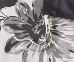 Hannah White & Black Floral Duvet Cover Set 23 Hannah White & Black Floral Duvet Cover Set -Home Store 810590809 810590808 810590807 10