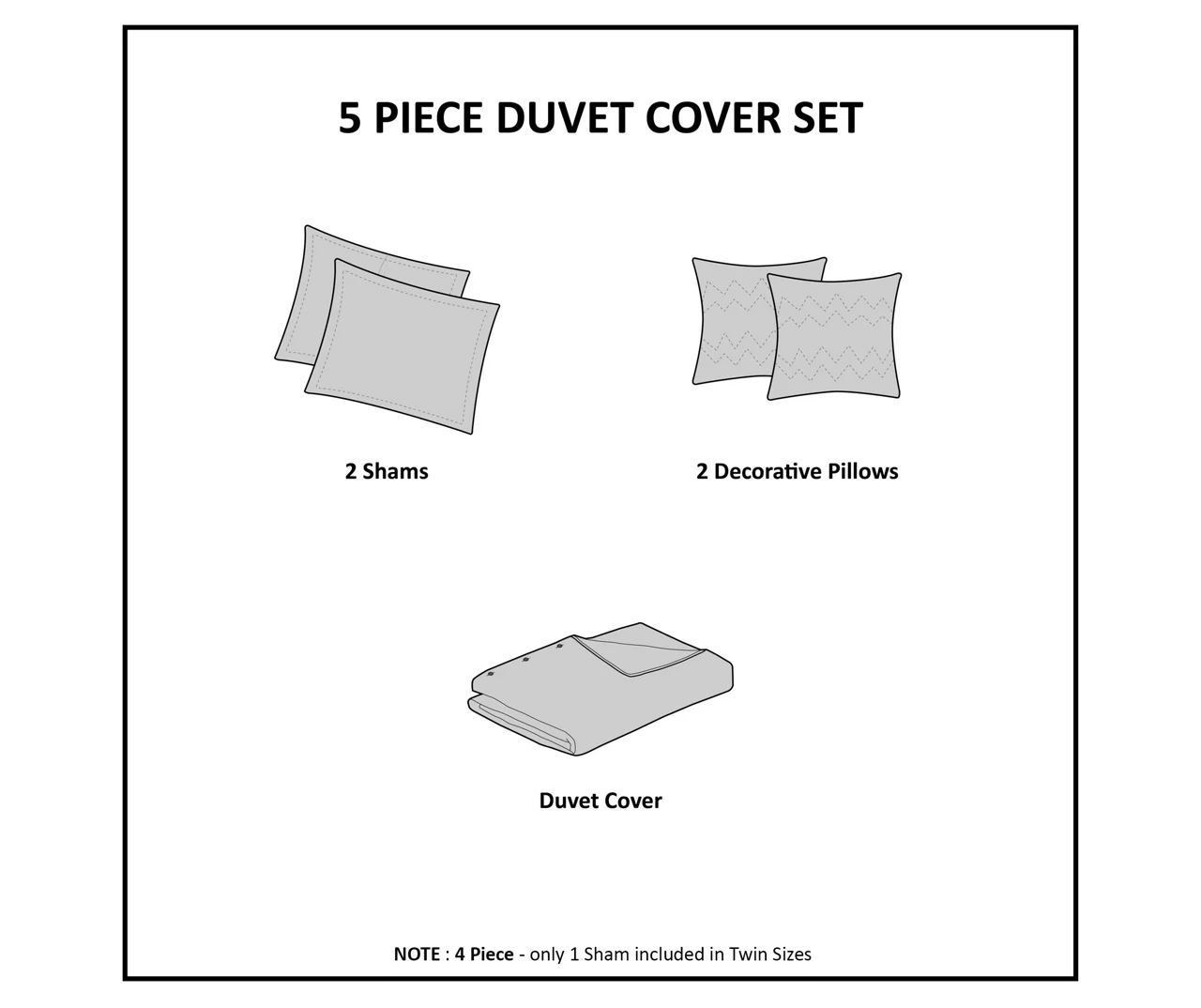 Hannah White & Black Floral Duvet Cover Set 14 Hannah White & Black Floral Duvet Cover Set - Image 12