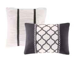 Hannah White & Black Floral Duvet Cover Set 18 Hannah White & Black Floral Duvet Cover Set -Home Store 810590809 810590808 810590807 5