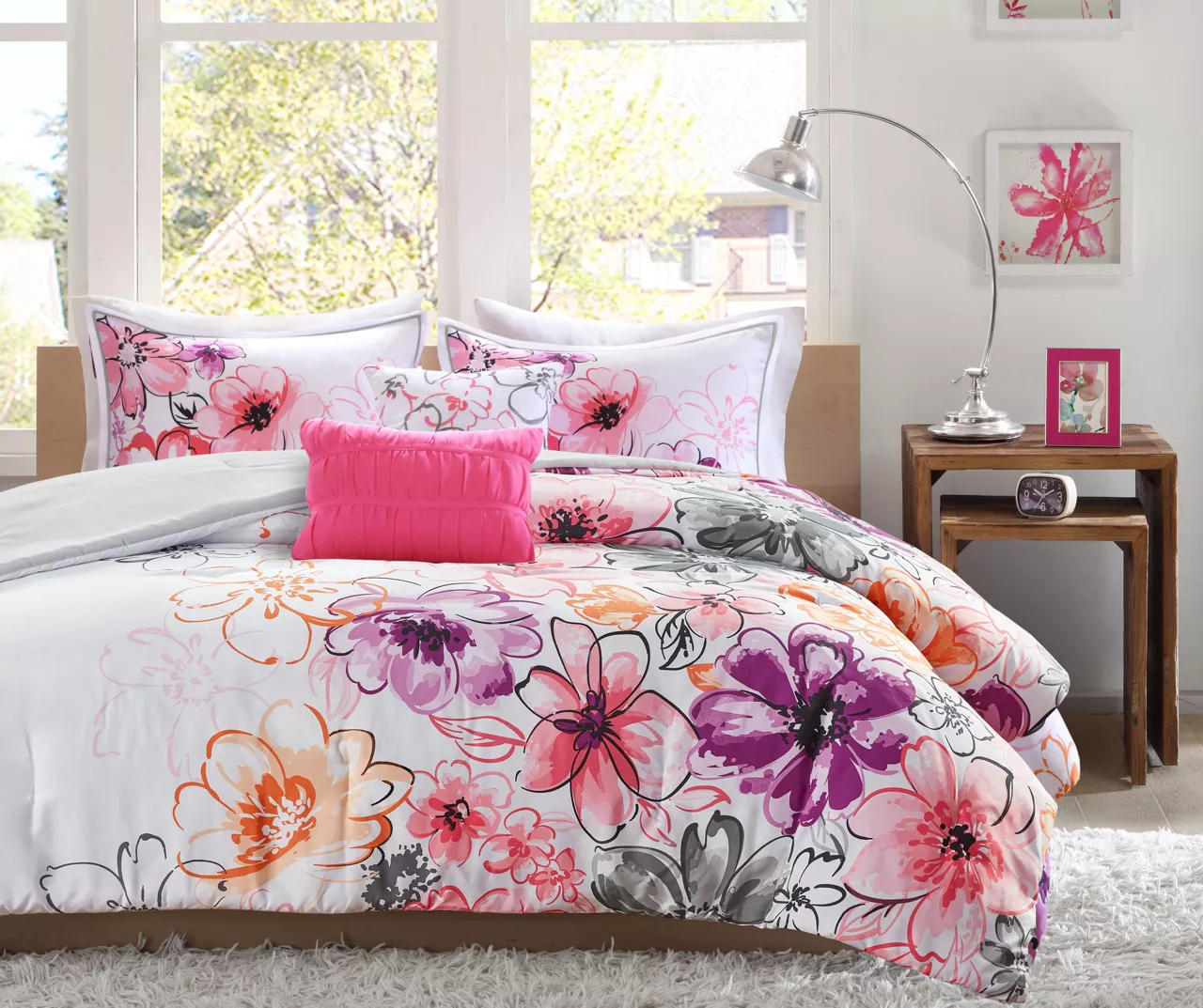 Skye Floral Comforter Set 4 Skye Floral Comforter Set - Image 2