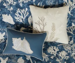 Bedford Blue & White Coastal Cotton Sateen Comforter Set -Home Store 810590834 810590833 810590832 3