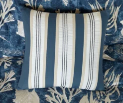 Bedford Blue & White Coastal Cotton Sateen Comforter Set -Home Store 810590834 810590833 810590832 5