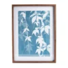 Blue & White Reductive Vine Framed Print -Home Store 810592188 A0