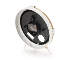 Grecian Getaway White & Tan Rope-Accent Mini Clock -Home Store 810592575 A8 3