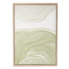 Zenspired Green & White Raised Arch Framed Canvas 1 Zenspired Green & White Raised Arch Framed Canvas -Home Store 810592761 A0