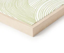 Zenspired Green & White Raised Arch Framed Canvas 6 Zenspired Green & White Raised Arch Framed Canvas -Home Store 810592761 A8 1