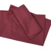 Red Full 4-Piece Microfiber Sheet Set -Home Store 810593099 810593094 810593097 810594262 A0