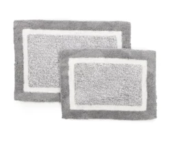 Border 2-Piece Bath Rug Set 20 Border 2-Piece Bath Rug Set -Home Store 810594734 A0