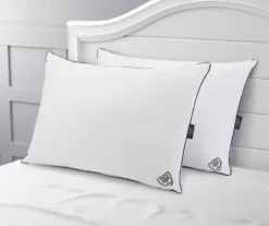 White All-Position Microfiber Standard Pillow, 2-Pack -Home Store 810595017 B0 9