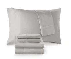 600-Thread Count Pima Cotton Sheet Set -Home Store 810595439 810595440 810595711 810595713 X0 5