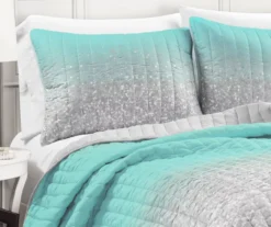 Lush Decor Glitter Ombre Print Quilt Set -Home Store 810595760 2