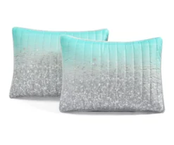 Lush Decor Glitter Ombre Print Quilt & Pillowcase Set -Home Store 810595922 6