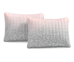 Lush Decor Glitter Ombre Print Quilt Set -Home Store 810595928 5
