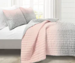 Lush Decor Glitter Ombre Print Quilt Set -Home Store 810595929 1