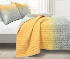 Lush Decor Glitter Ombre Print Quilt Set -Home Store 810595932 1