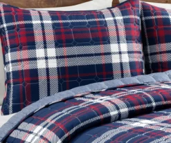 Lush Decor Grayson Farmhouse Navy & Red Plaid Reversible Quilt Set 28 Lush Decor Grayson Farmhouse Navy & Red Plaid Reversible Quilt Set -Home Store 810595936 2