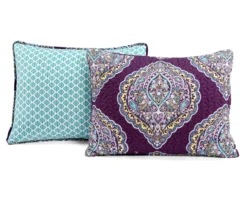Lush Decor Harley Purple & Turquoise Paisley Arabesque Quilt Set 21 Lush Decor Harley Purple & Turquoise Paisley Arabesque Quilt Set -Home Store 810595938 4