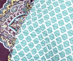 Lush Decor Harley Purple & Turquoise Paisley Arabesque Quilt Set 25 Lush Decor Harley Purple & Turquoise Paisley Arabesque Quilt Set -Home Store 810595939 2