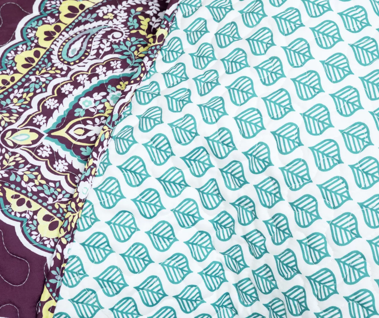 Lush Decor Harley Purple & Turquoise Paisley Arabesque Quilt Set 12 Lush Decor Harley Purple & Turquoise Paisley Arabesque Quilt Set - Image 10