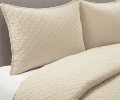 Lush Decor Linen-Cotton Blend Reversible Quilt Set