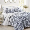 Lush Decor Tanisha Floral Reversible 5-Piece Quilt Set -Home Store 810596056
