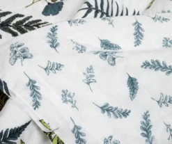 Lush Decor Devonia White & Green Botanical Reversible Cotton Quilt Set -Home Store 810596065 4