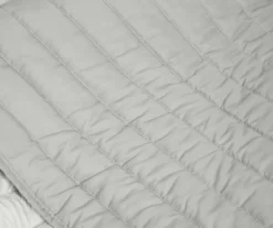 Navy & Gray Crinkle Ombre Full/Queen 3-Piece Quilt Set -Home Store 810596079 3