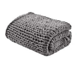 Chunky Double-Knit Handmade Throw, (50" X 60") -Home Store 810598134 3