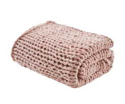Chunky Double-Knit Handmade Throw, (50" X 60") -Home Store 810598135 3