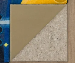 Navy & Yellow Space Rocket Play Area Rug, (8' X 10') -Home Store 810599737 A8 2