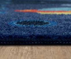 Navy & Yellow Space Rocket Play Area Rug, (8' X 10') -Home Store 810599737 A8 4