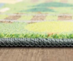 Green & Blue Train Tracks Play Area Rug, (5' X 8') 18 Green & Blue Train Tracks Play Area Rug, (5' X 8') -Home Store 810599739 A8 4