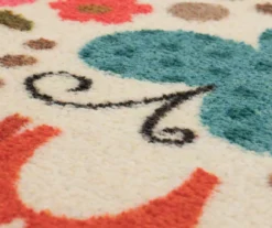 Enchanted Forest Beige & Coral Area Rug, (5' X 8') 15 Enchanted Forest Beige & Coral Area Rug, (5' X 8') -Home Store 810599751 A8 3