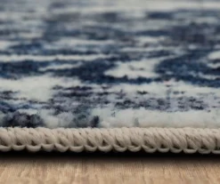 Portgate Cream & Blue Medallion Area Rug, (2' X 3') 14 Portgate Cream & Blue Medallion Area Rug, (2' X 3') -Home Store 810599762 A8 4