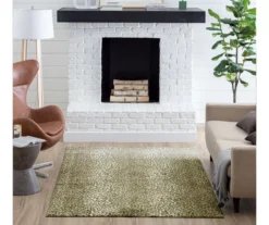 Gray & Tan Leopard Print Area Rug, (5' X 8') -Home Store 810599781 A0 5