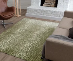 Gray & Tan Leopard Print Area Rug, (5' X 8') -Home Store 810599781 A0 6