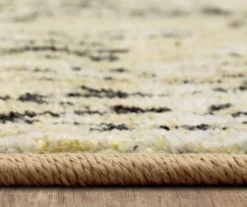 Prale Beige & Black Geometric Area Rug, (4' X 6') -Home Store 810599820 A8 4