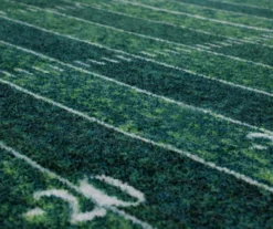 Green Football Yards Area Rug -Home Store 810599844 A8 3