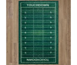 Green Football Yards Area Rug -Home Store 810599865 A0 2