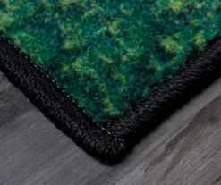 Green Football Yards Area Rug -Home Store 810599865 A8 1