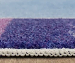 Blue & Rainbow Alphabet Border Area Rug, (5' X 8') -Home Store 810599927 A8 4