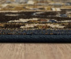 Eason Brown & Navy Ornamental Accent Rug, (20" X 34") 16 Eason Brown & Navy Ornamental Accent Rug, (20" X 34") -Home Store 810600282 A8 4