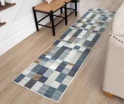 Mohawk Home Avenue Blocks Blue Area Rug -Home Store 810600288 A0 3
