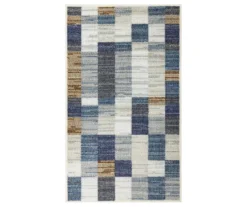 Mohawk Home Avenue Blocks Blue Area Rug -Home Store 810600290 A0 1
